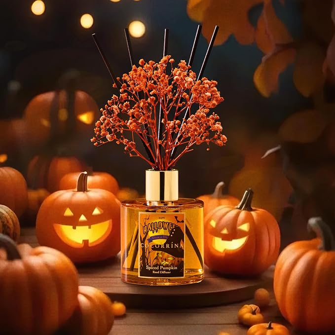 Reed Diffuser - Spiced Pumpkin 6.7 fl oz Scented Diffuser - Image 4