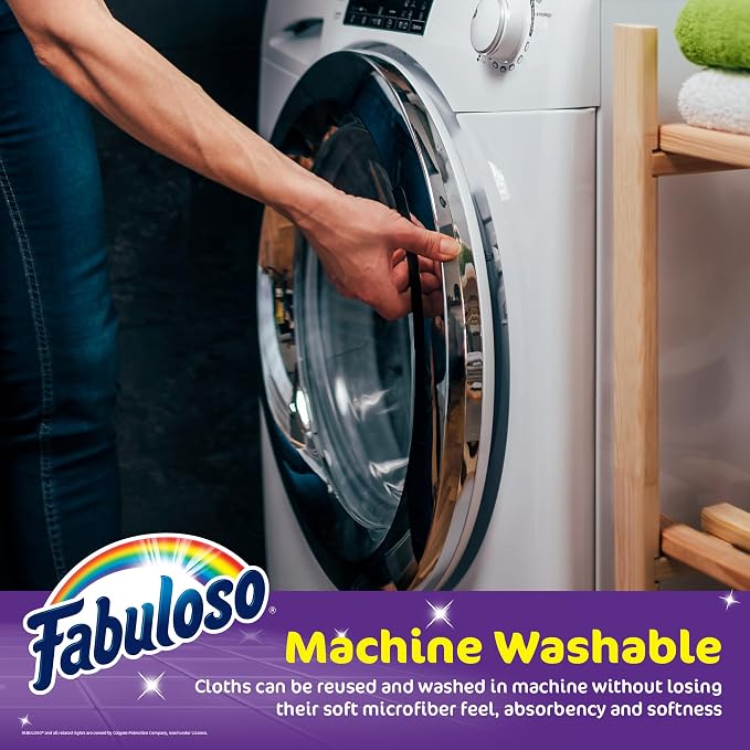 Fabuloso Microfiber Cleaning Cloths, 13x13 in - Image 3