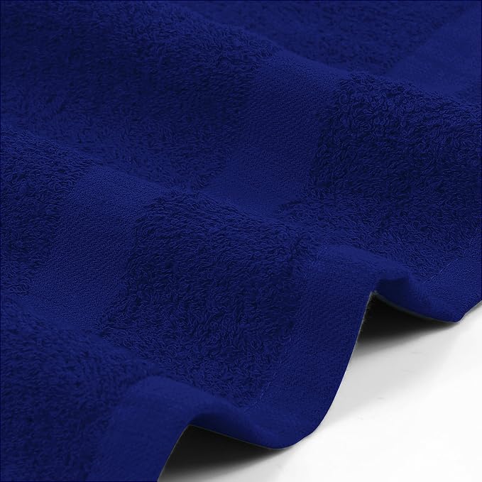 Utopia Towels Salon Towels, 16x27 in, 100% Cotton, Royal Blue | Highly - Image 4