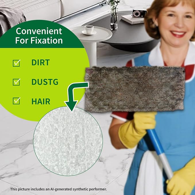 Dr.Easy Dry Sweeping Cloths, 72ct Disposable Mopping Pads Refil Pack, fits - Image 3