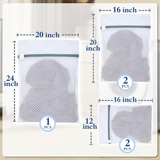 Heavy-Duty Honeycomb Mesh Laundry Bags - Image 4