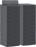 AIDEA Gray Microfiber Cleaning Cloth-100PK, Cleaning Rags 12"x12" Absorbent | by AIDEAHOME