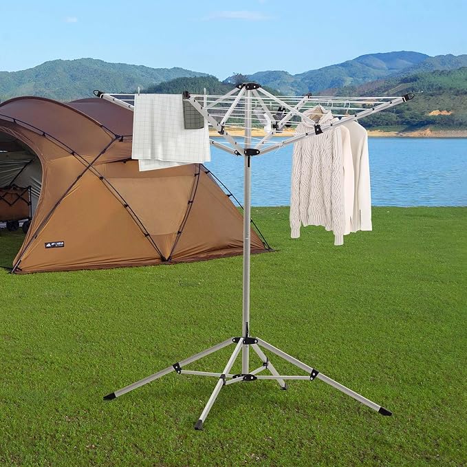 JS HANGER Indoor and Outdoor Portable Clothes Drying Rack - Image 3