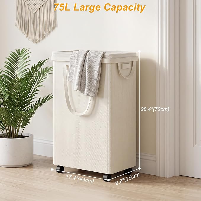 efluky Slim Laundry Hamper - Image 3