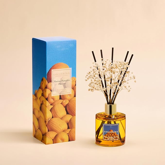 Reed Diffuser - Morton Pumpkin Harvest Reed Diffuser Set - Image 2