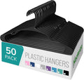 NEATERIZE Clothes Hangers Plastic 50 Pack by Neaterize