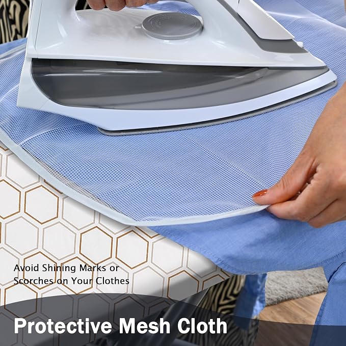 SheeChung Ironing Board Cover and Pad 15"x49", Scorch and Stain Resistant - Image 7