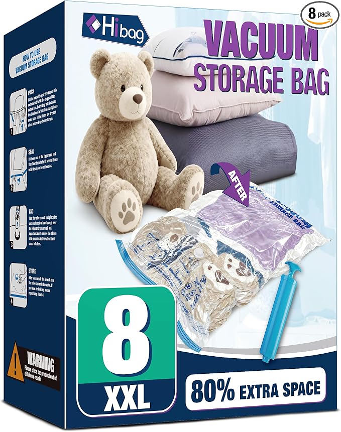 XXL Jumbo Vacuum Seal Storage Bags Extra Large by HIBAG