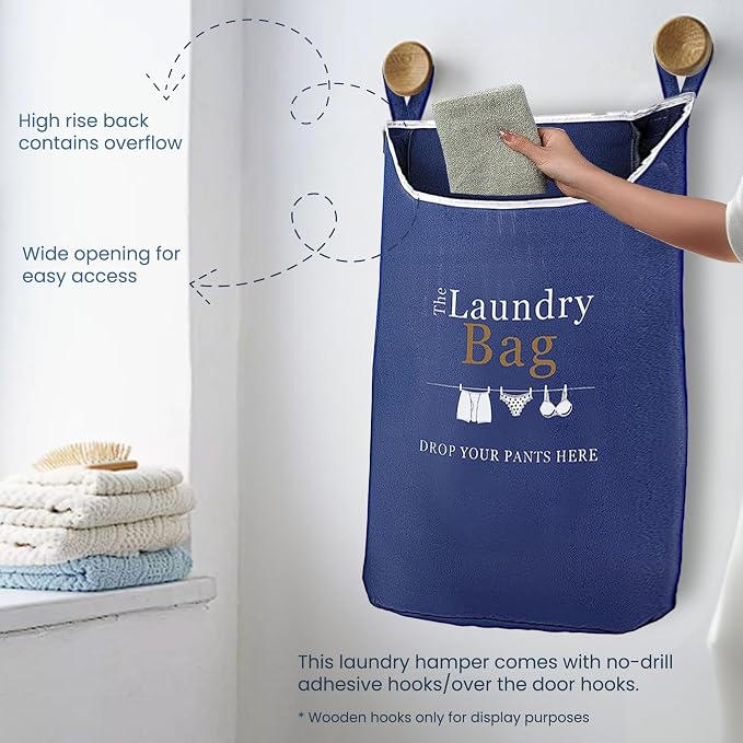 Fine Living Co. Large Hanging Laundry Hamper - Image 4
