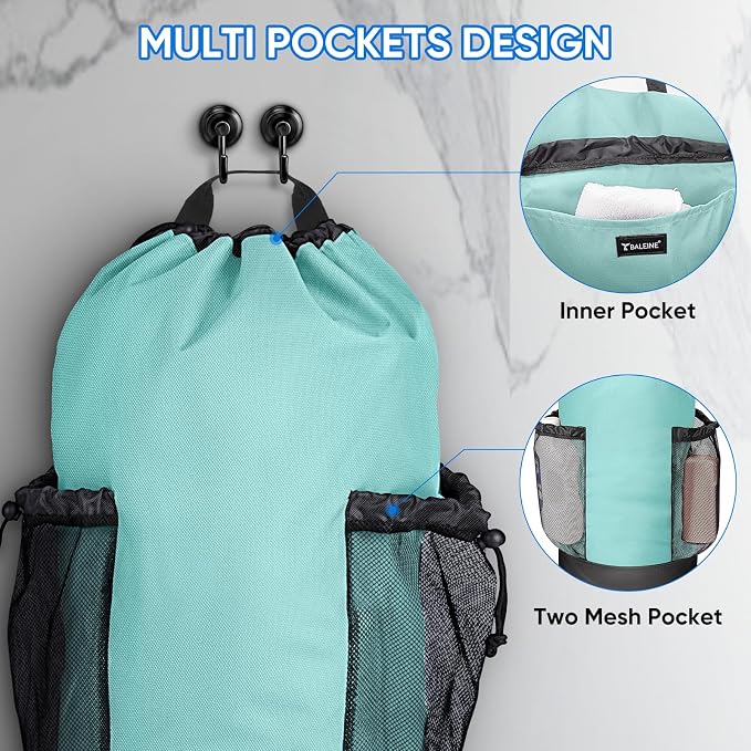 BALEINE 150L Laundry Bag Backpack, 900D Oxford Fabric Large Travel Laundry Bags - Image 4