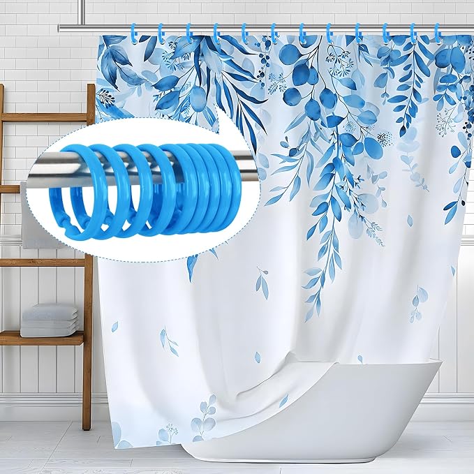 Blue Shower Curtain Hooks - Image 6