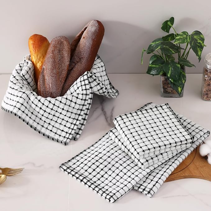 Homaxy Kitchen Towels and Dishcloths Set - Image 2