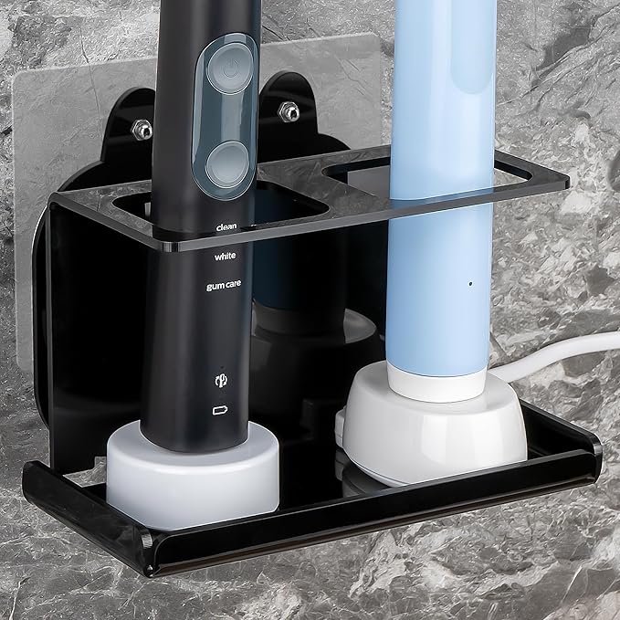 2Pack Electric Toothbrush Holder Wall Mounted, Electric Toothbrush Cord - Image 6