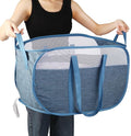 Collapsible Laundry Baskets, Tear Proof Pop Up Laundry Hamper by BATTOO