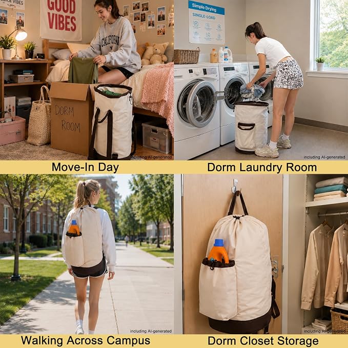 Seiritex Laundry Bag Backpack - Image 2