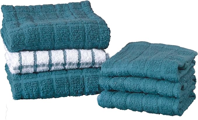 Ritz Premium Kitchen Towel and Dish Cloth Value Set: Highly Absorbent, Super by RITZ