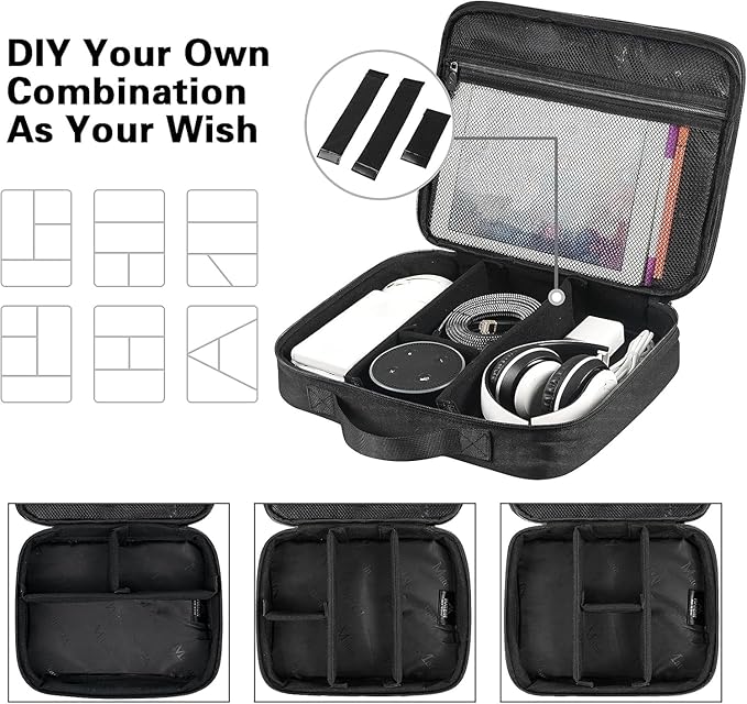 MATEIN Cable Organizer Bag, Large Travel Storage Bag, Sturdy Tool Case | - Image 6