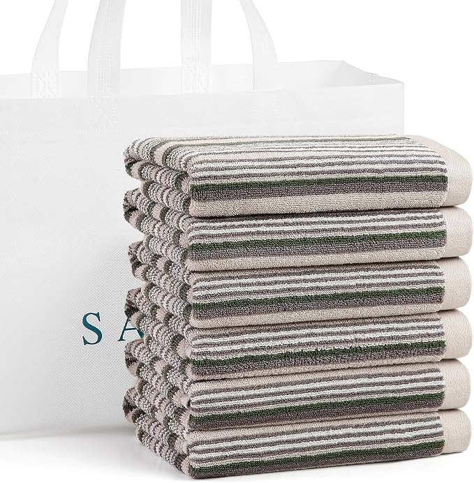 SALAS Kitchen Dish Towels for Drying Dishes, Large Cotton Kitchen Towels by Unknown