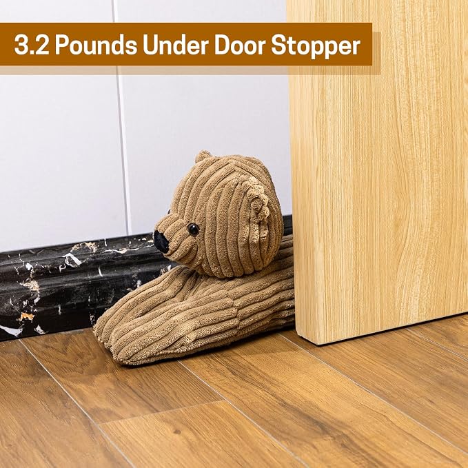 SWISSELITE 36 Inch Under Door Stopper, Decorative Door Noise Blocker | Weighted - Image 6