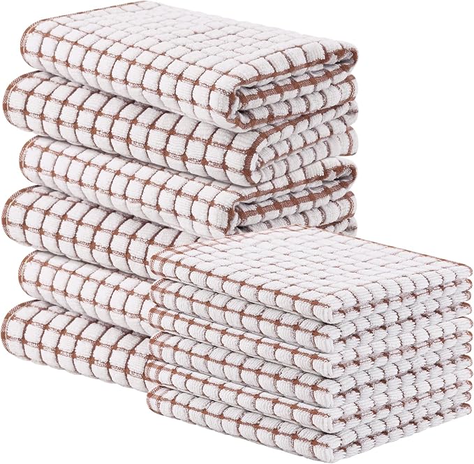 Homaxy Kitchen Towels and Dishcloths Set by Homaxy
