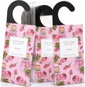 Large 12 Packs Rose Hanging Scented Sachets Long-Lasting Closet Deodorizer Air by ROSECOTTAGE