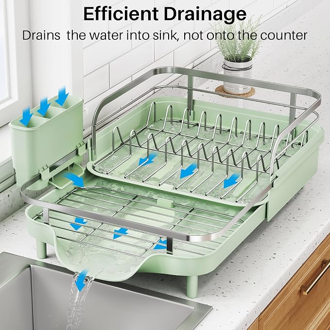 SNTD Expandable Dish Drying Rack - Image 4
