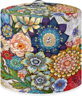 Dust Cover for 8 Quart Pressure Cooker Air Fryer Rice Cooker Kitchen Appliance Dust Covers with Storage Pockets Dust-proof Washable, Blooming Flower