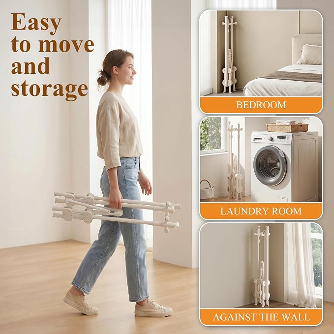 Small Clothes Rack, Foldable Clothing Rack - Image 5