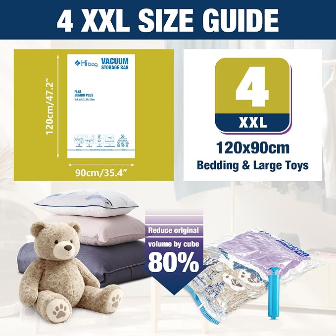 XXL Jumbo Vacuum Seal Storage Bags Extra Large - Image 2
