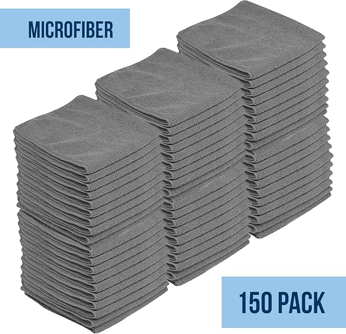 GREEN LIFESTYLE Microfiber Cleaning Cloth 11.5" x 11.5" 150 Pack - Image 7