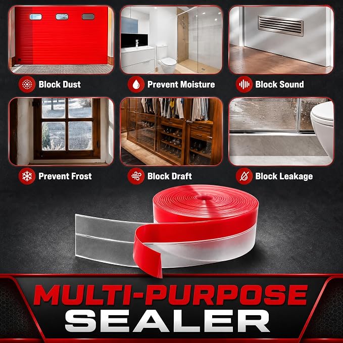 Clear Weather Stripping Seal Strip - Image 4