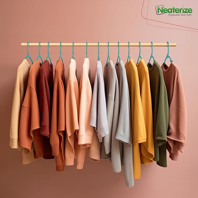 NEATERIZE Clothes Hangers Plastic 20 Pack - Image 2