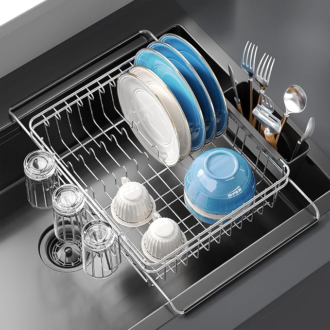 Delamu Over The Sink Dish Drying Rack by DELAMU