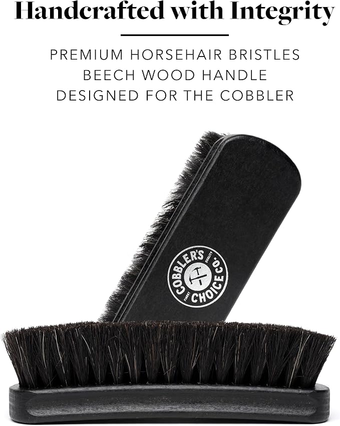 Cobbler's Choice Horsehair Shoe Brush - Image 5