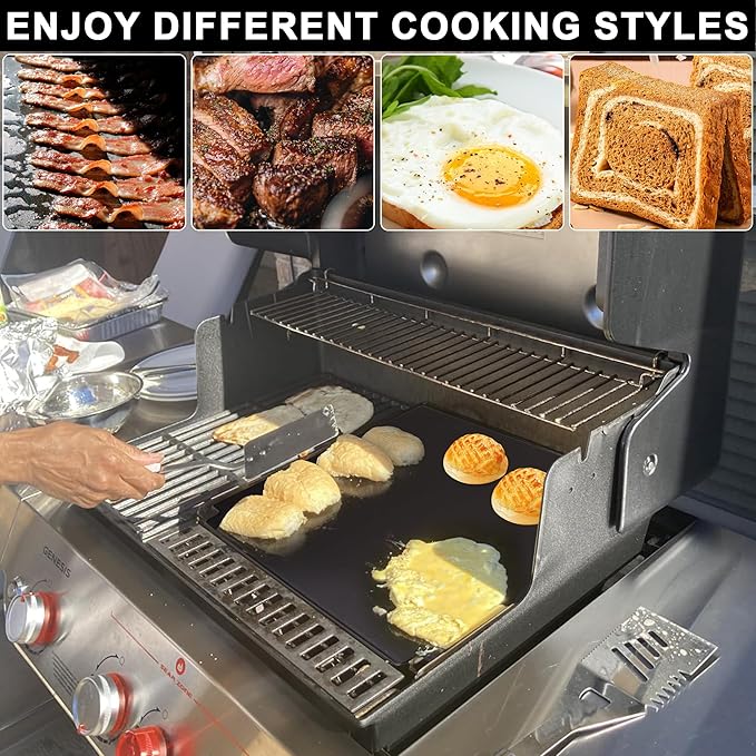 Crafted Glazed Baking Pizza Stone for Weber Crafted Frame Kit,Genesis E/S 325/335/435,EPX-335,EX-325S Series,Replacement Part for Weber 7671 SmokeFire EX4/EX6/EPX4/EPX6