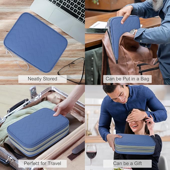 FYY Electronic Organizer, Travel Tech Pouch Bag, Extra Large, Waterproof - Image 7