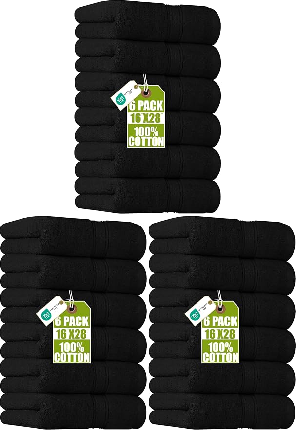 Utopia Towels 18 Pack Premium Hand Towels Set, 16 by 28 inches, 100% Ring Spun by Unknown