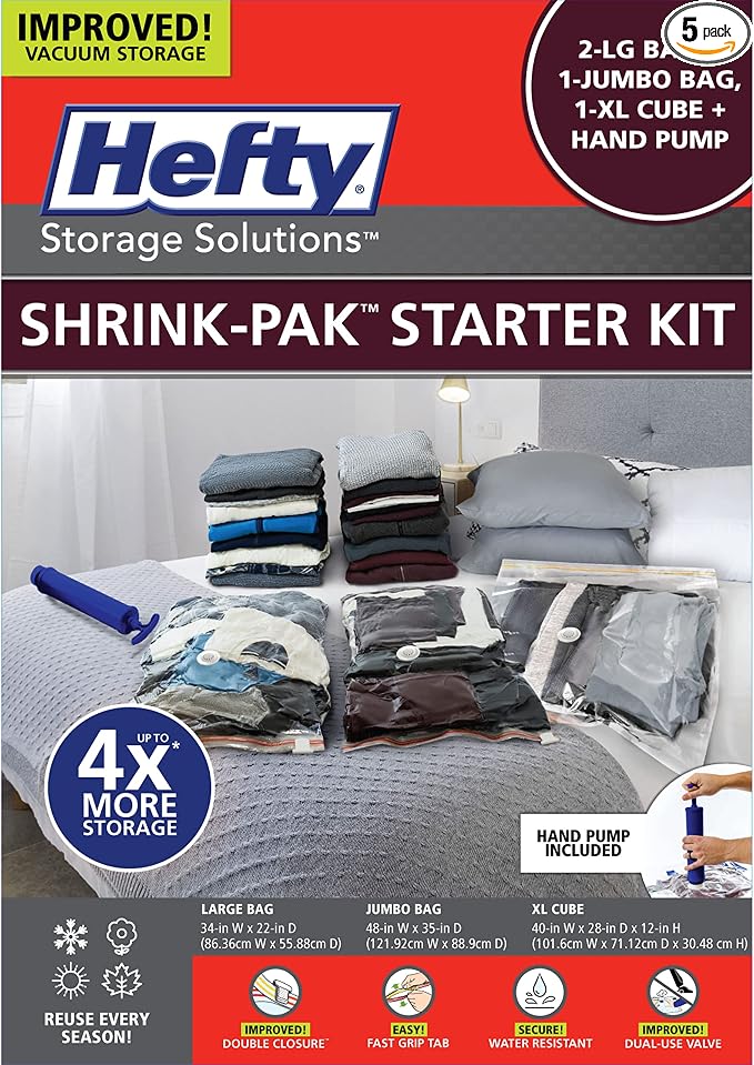 Hefty Shrink-Pak Starter Kit by HeftyShrinkPak