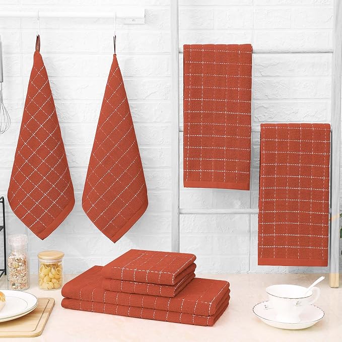 Homaxy Kitchen Towels and Dishcloths Set - Image 8