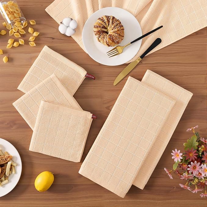 Homaxy Kitchen Towels and Dishcloths Set - Image 2