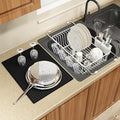 White Dish Drying Rack Over The Sink by MAJALiS