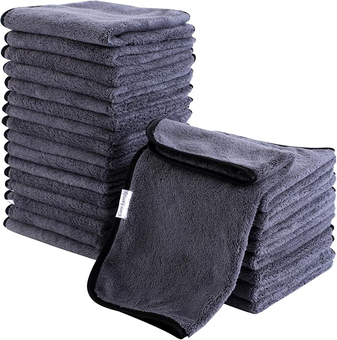 Cosy Family 24 Pack Soft Washcloths Set by Cosy+Family