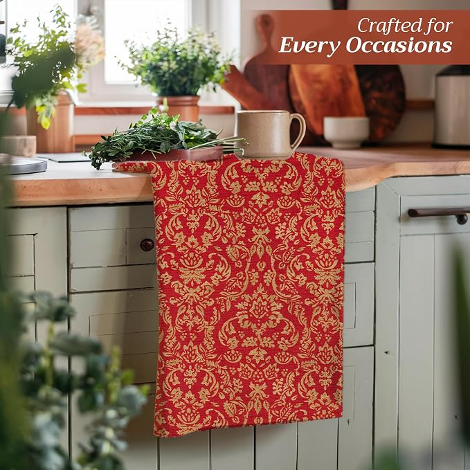 Maison d' Hermine Kitchen Towels Set of 3 Reusable 100% Cotton 27.50" x 20" - Image 6