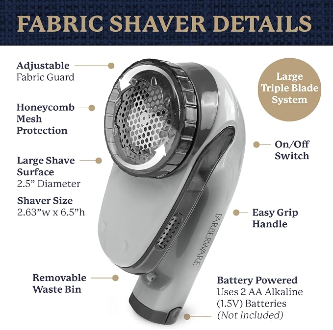 Farberware Fabric Shaver & Lint Remover - Image 6