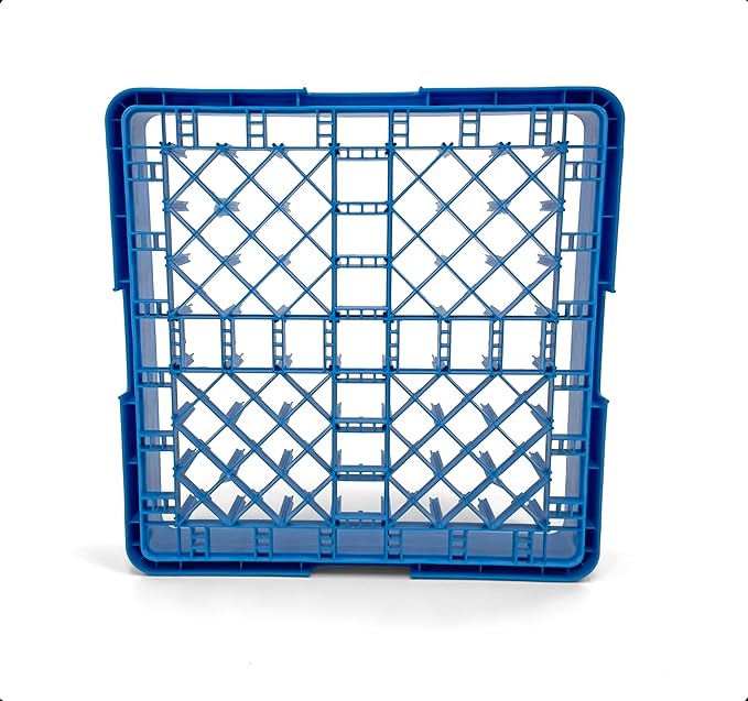 Peg Plate Rack for Commercial Dishwasher | Full Size Tray Rack | Polypropylene | Blue