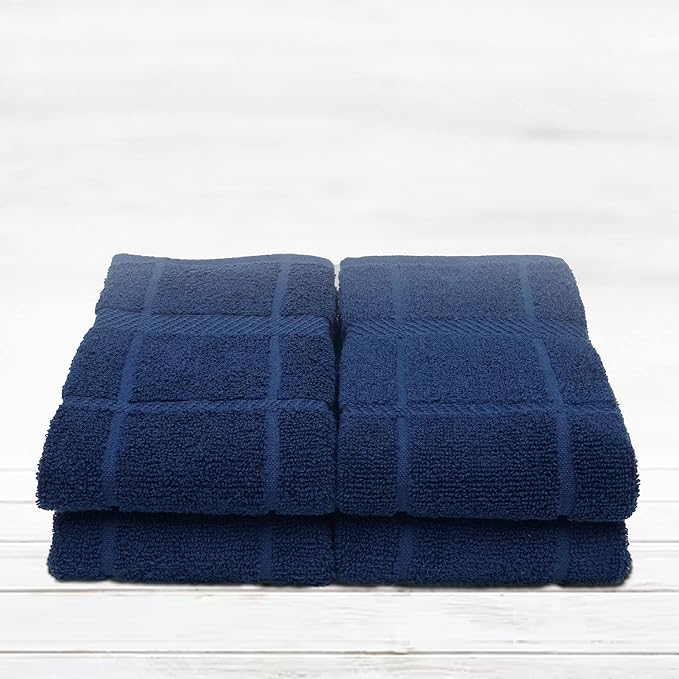 100% Cotton Terry Dish Towels for Kitchen, 4 Pack Plain, 16 x26 Inches - Image 5