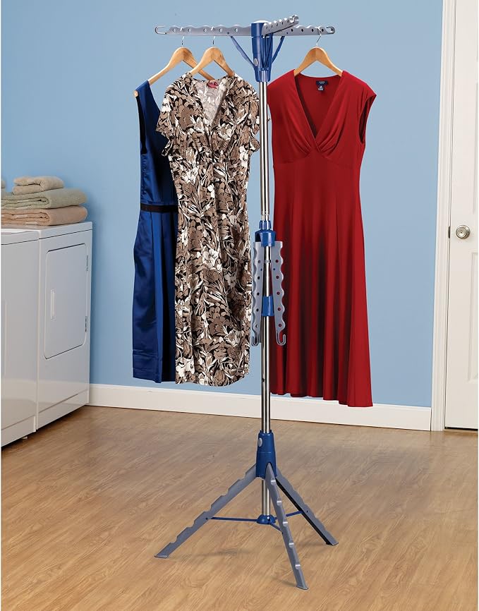 Household Essentials 5012-1 Portable 2-Tier Clothes Drying Rack Tri-pod | Dry - Image 5