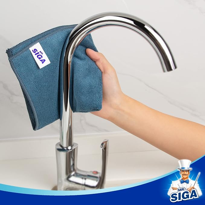 MR.SIGA Microfiber Cleaning Cloths, All Purpose Cleaning Towels - Image 6