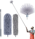 IVYROLL Cobweb Duster & 100'' Microfiber & Chenille Ceiling Cleaner Kit | by IVYROLL