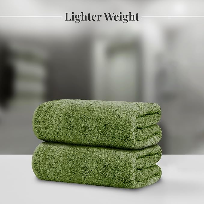 8 Piece Towel Set, 2 XL Bath, 2 Hand, 4 Washcloth, Lighter Weight, Quicker to - Image 4